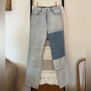 PacSun Patchwork Dad Jeans